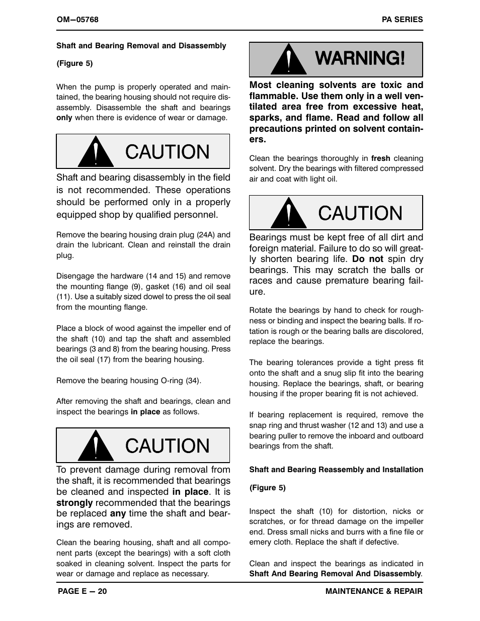 Gorman-Rupp Pumps PA6C60C-F4L 1504811 and up User Manual | Page 42 / 50