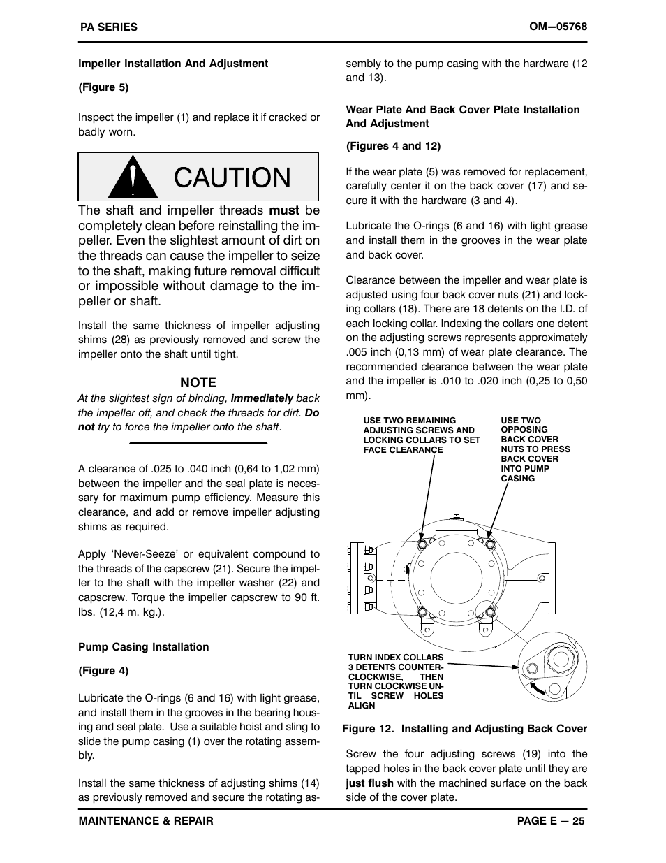 Gorman-Rupp Pumps PA6C60C-F4L 1504811 and up User Manual | Page 47 / 50