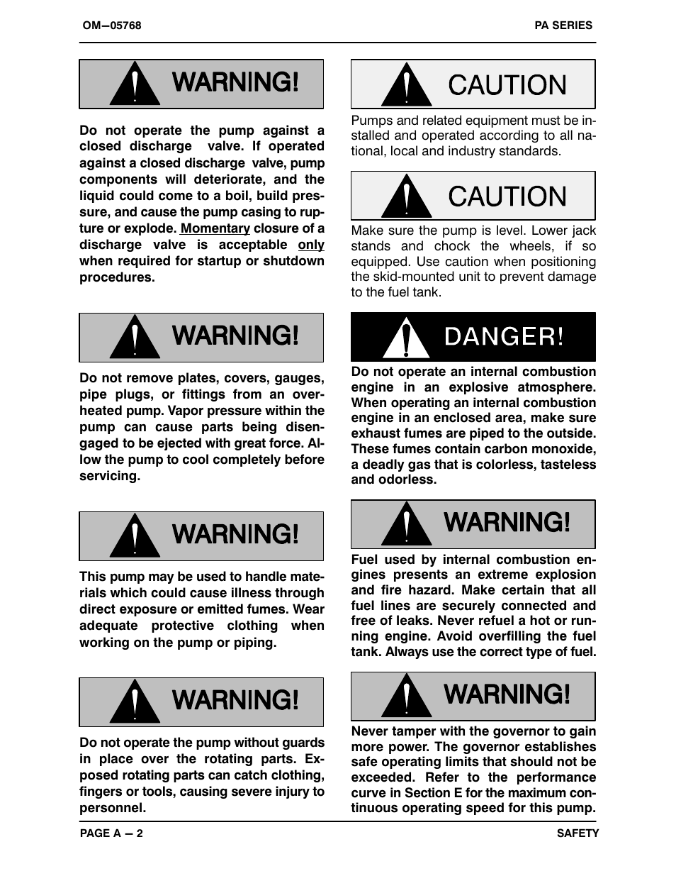 Gorman-Rupp Pumps PA6C60C-F4L 1504811 and up User Manual | Page 7 / 50