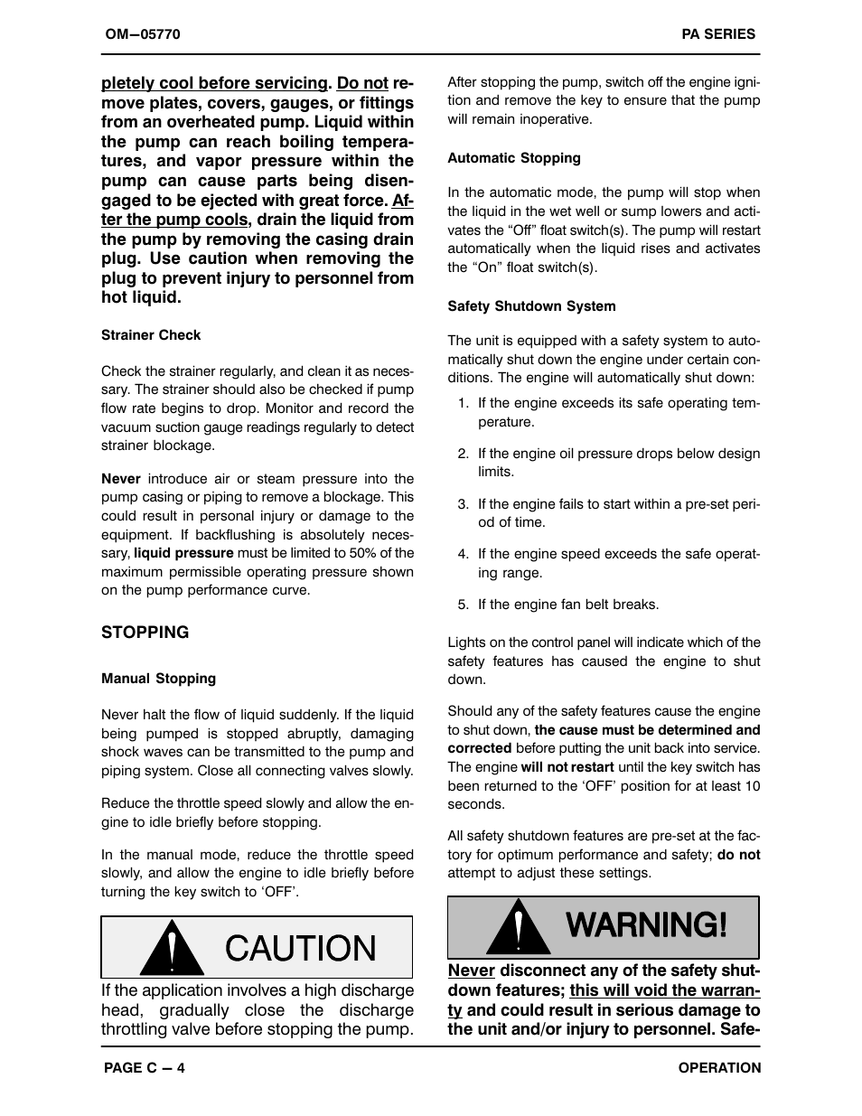 Gorman-Rupp Pumps PA6C60C-F5L All serial numbers User Manual | Page 17 / 50