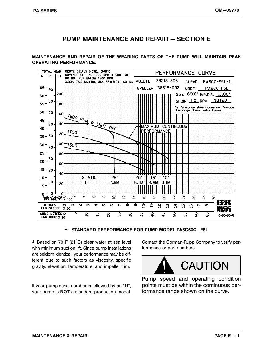 Gorman-Rupp Pumps PA6C60C-F5L All serial numbers User Manual | Page 23 / 50