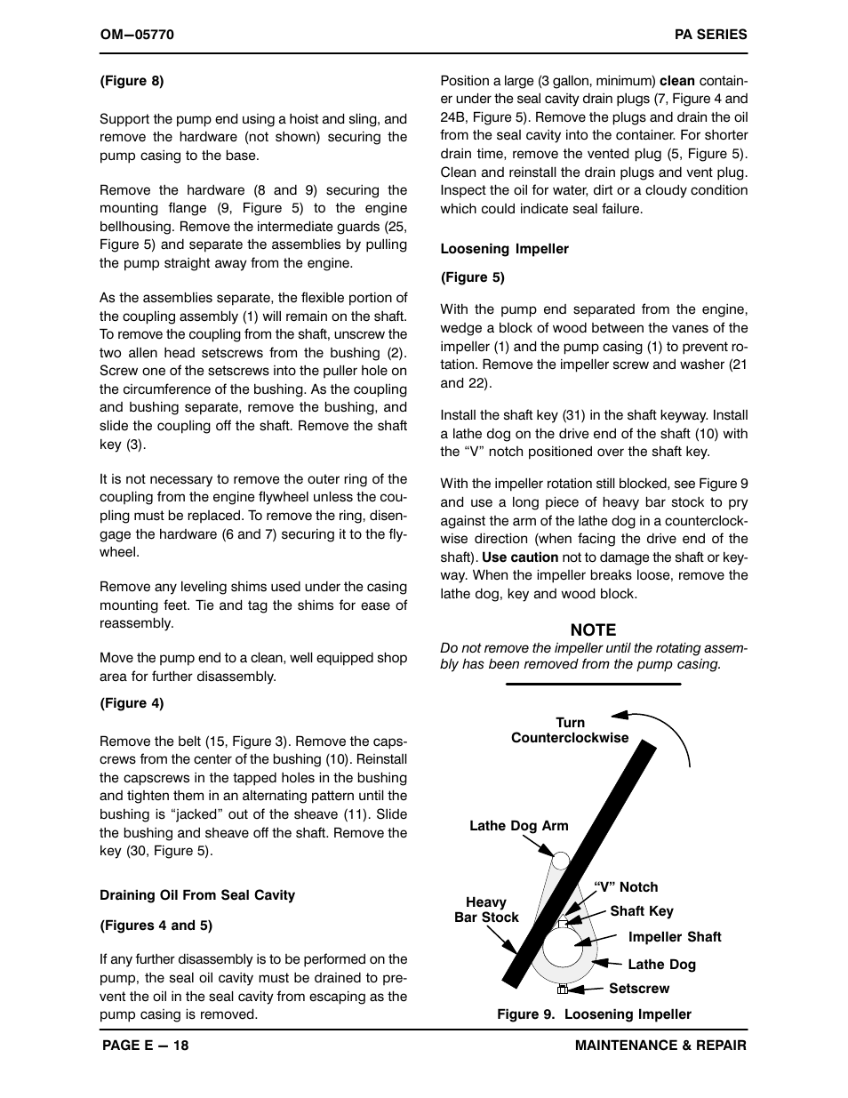 Gorman-Rupp Pumps PA6C60C-F5L All serial numbers User Manual | Page 40 / 50