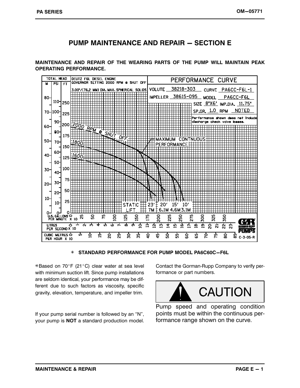 Gorman-Rupp Pumps PA6C60C-F6L 1423057 thru 1477477 User Manual | Page 23 / 49