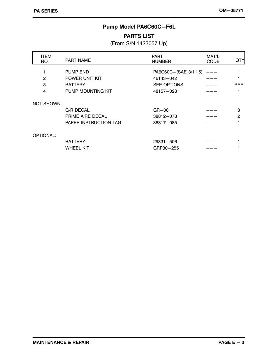 Gorman-Rupp Pumps PA6C60C-F6L 1423057 thru 1477477 User Manual | Page 25 / 49