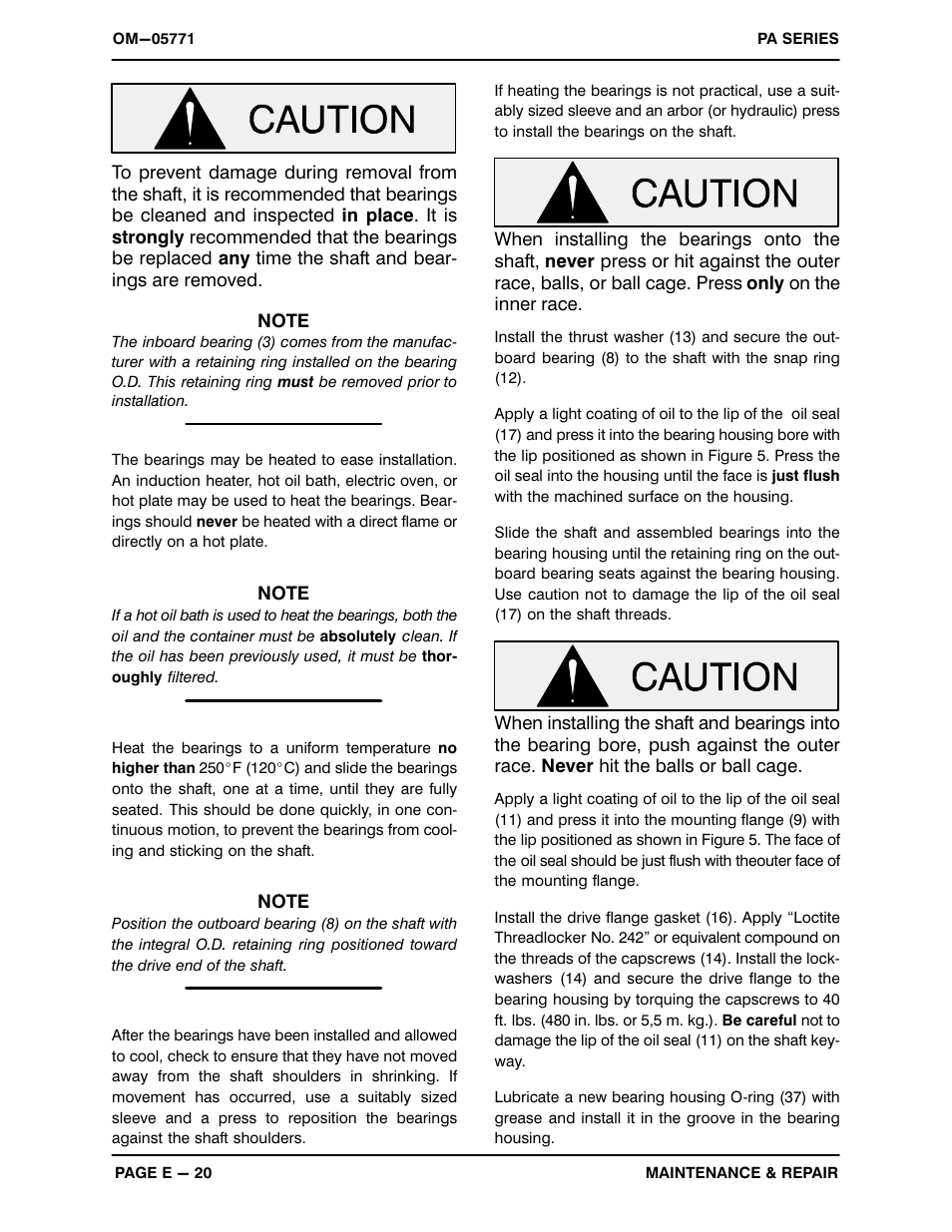 Gorman-Rupp Pumps PA6C60C-F6L 1477478 and up User Manual | Page 42 / 49