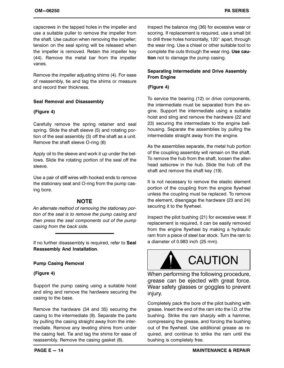 Gorman-Rupp Pumps PA6B60-6068H 1421583 and up User Manual | Page 36 / 45