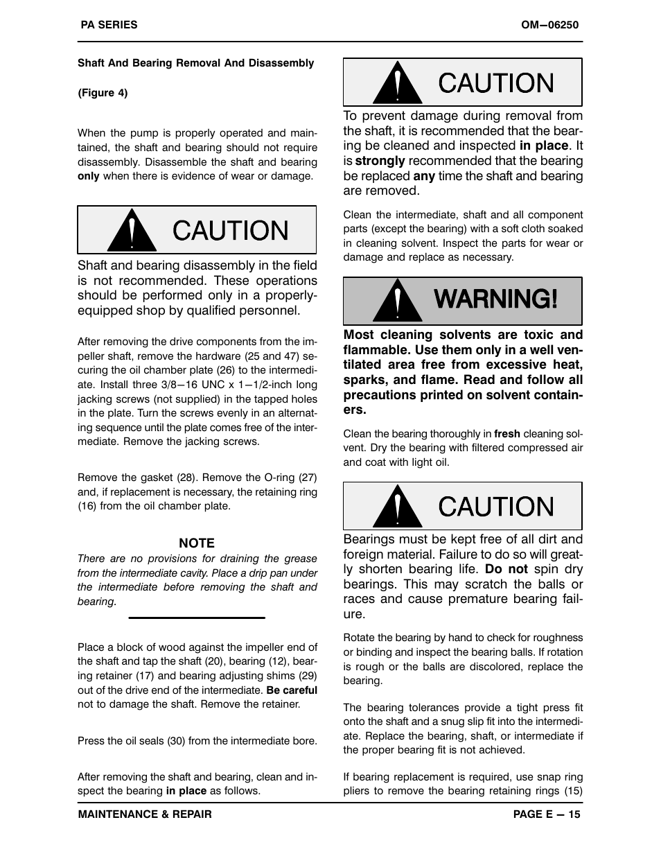 Gorman-Rupp Pumps PA6B60-6068H 1421583 and up User Manual | Page 37 / 45