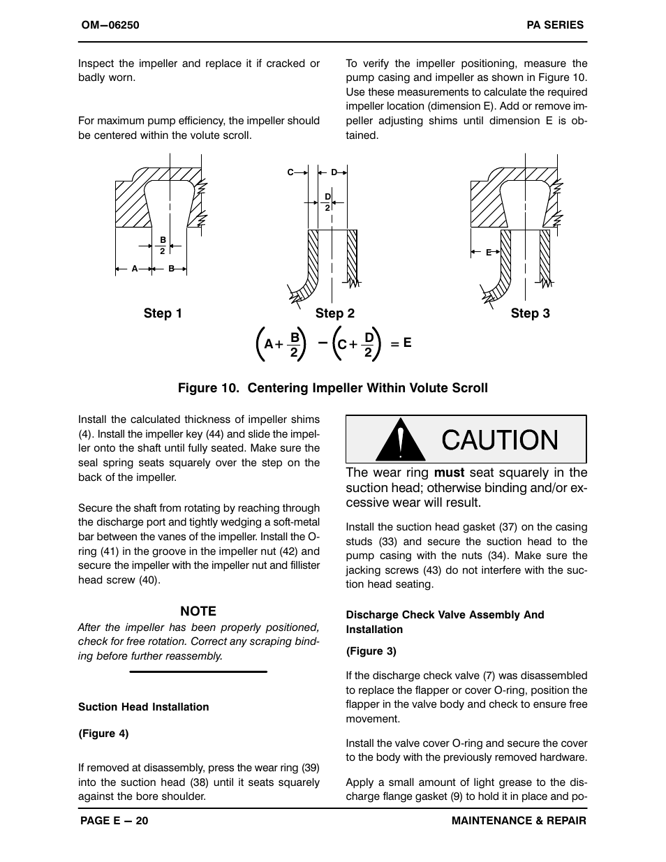 Gorman-Rupp Pumps PA6B60-6068H 1421583 and up User Manual | Page 42 / 45