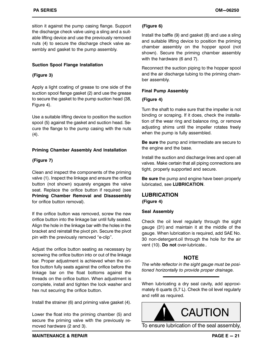 Gorman-Rupp Pumps PA6B60-6068H 1421583 and up User Manual | Page 43 / 45