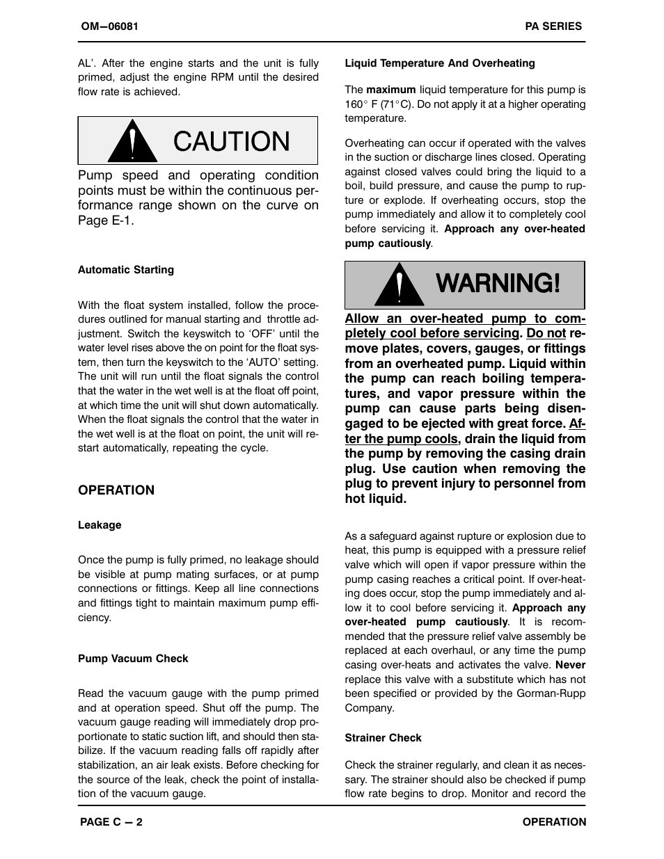 Gorman-Rupp Pumps PA6C60-4045H 1416490 thru 1485125 User Manual | Page 15 / 46