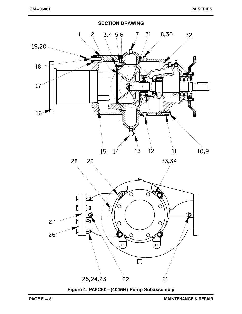 Gorman-Rupp Pumps PA6C60-4045H 1416490 thru 1485125 User Manual | Page 28 / 46