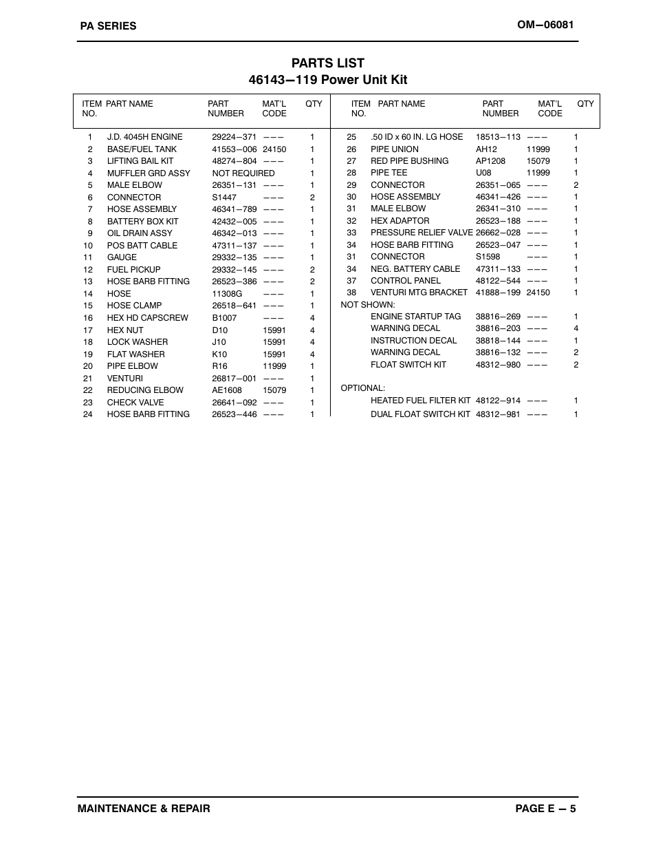 Gorman-Rupp Pumps PA6C60-4045H 1485126 and up User Manual | Page 25 / 46