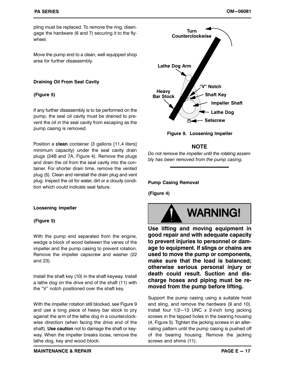 Gorman-Rupp Pumps PA6C60-4045H 1485126 and up User Manual | Page 37 / 46