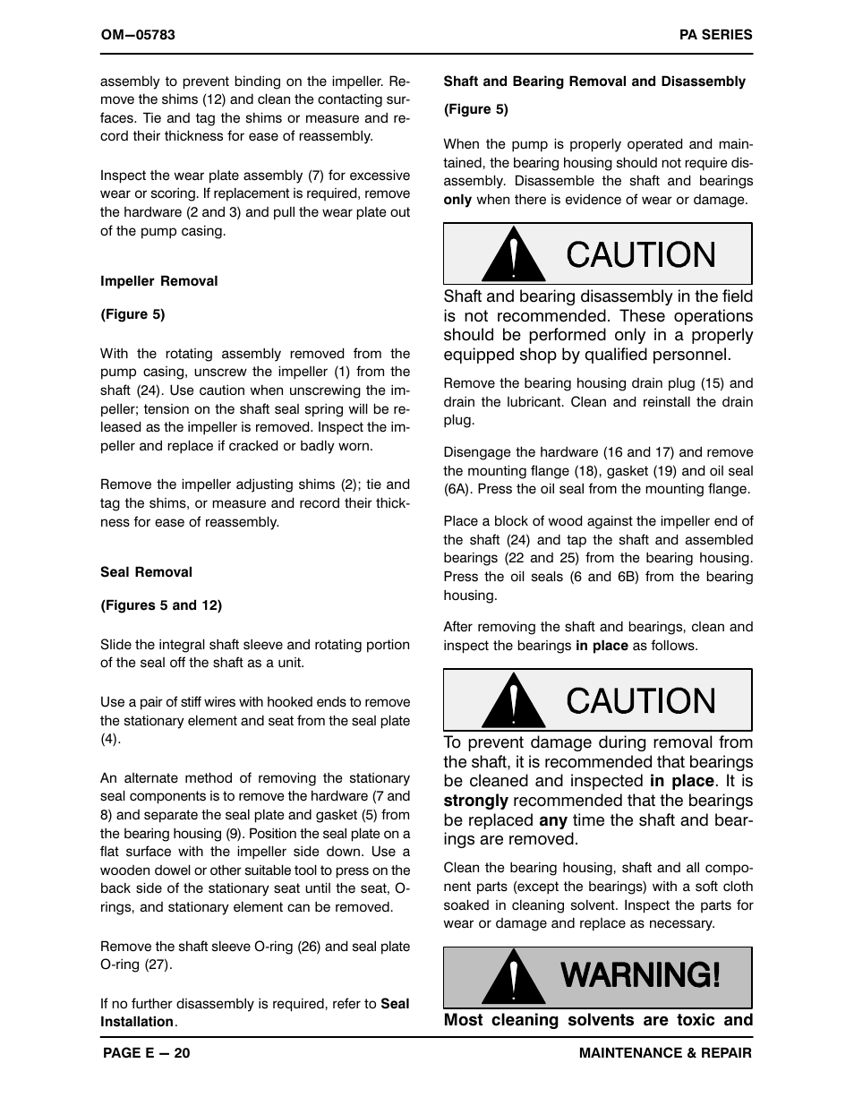 Gorman-Rupp Pumps PA4A60C-C2.2T 1394774 and up User Manual | Page 42 / 50