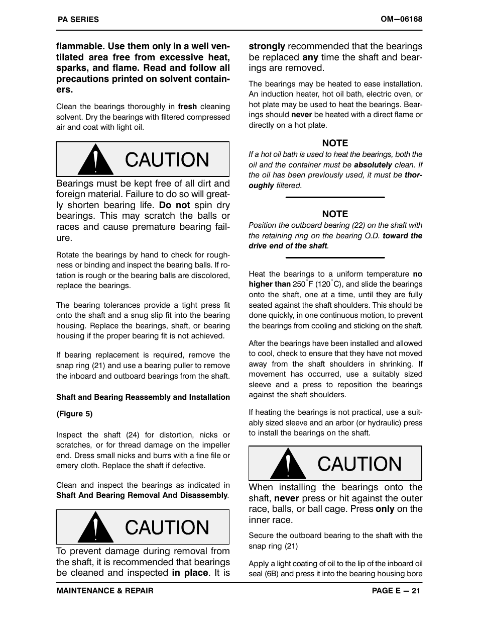 Gorman-Rupp Pumps PA4A60C-C2.2T 1394774 and up User Manual | Page 43 / 50