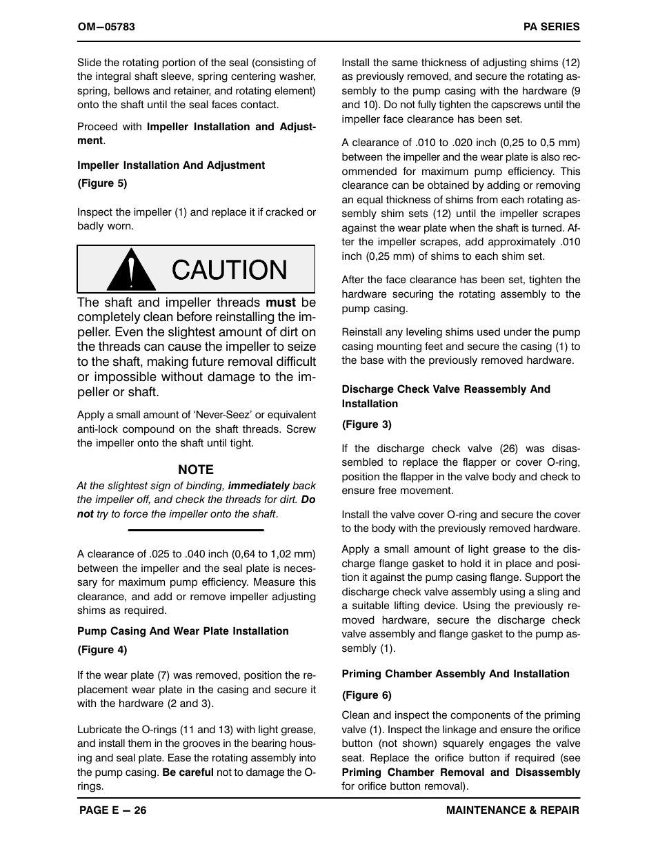 Gorman-Rupp Pumps PA4A60C-C2.2T 1394774 and up User Manual | Page 48 / 50