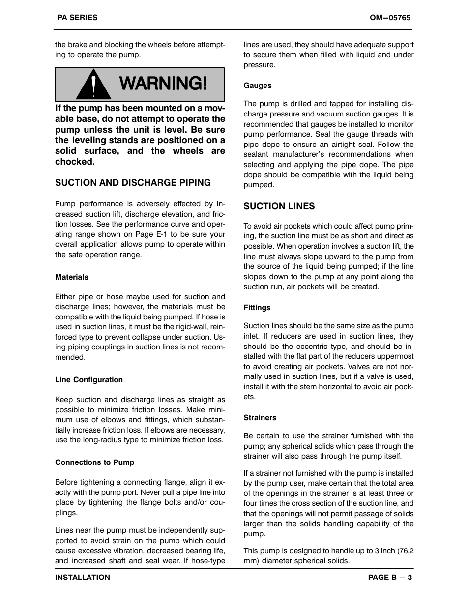 Gorman-Rupp Pumps PA4A60C-F3L 1303165 and up User Manual | Page 10 / 50