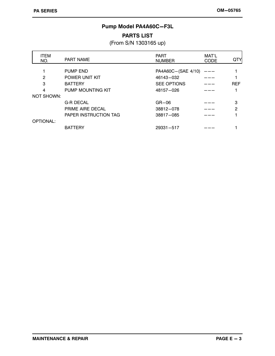 Gorman-Rupp Pumps PA4A60C-F3L 1303165 and up User Manual | Page 25 / 50