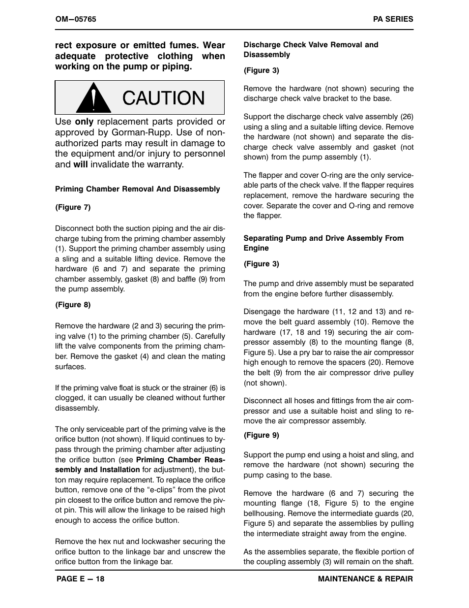 Gorman-Rupp Pumps PA4A60C-F3L 1303165 and up User Manual | Page 40 / 50