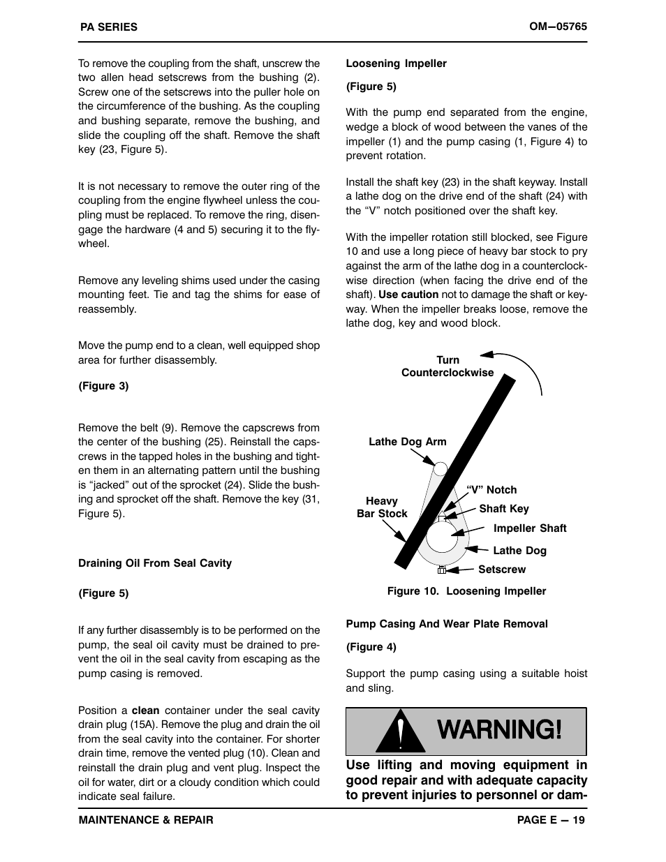 Gorman-Rupp Pumps PA4A60C-F3L 1303165 and up User Manual | Page 41 / 50