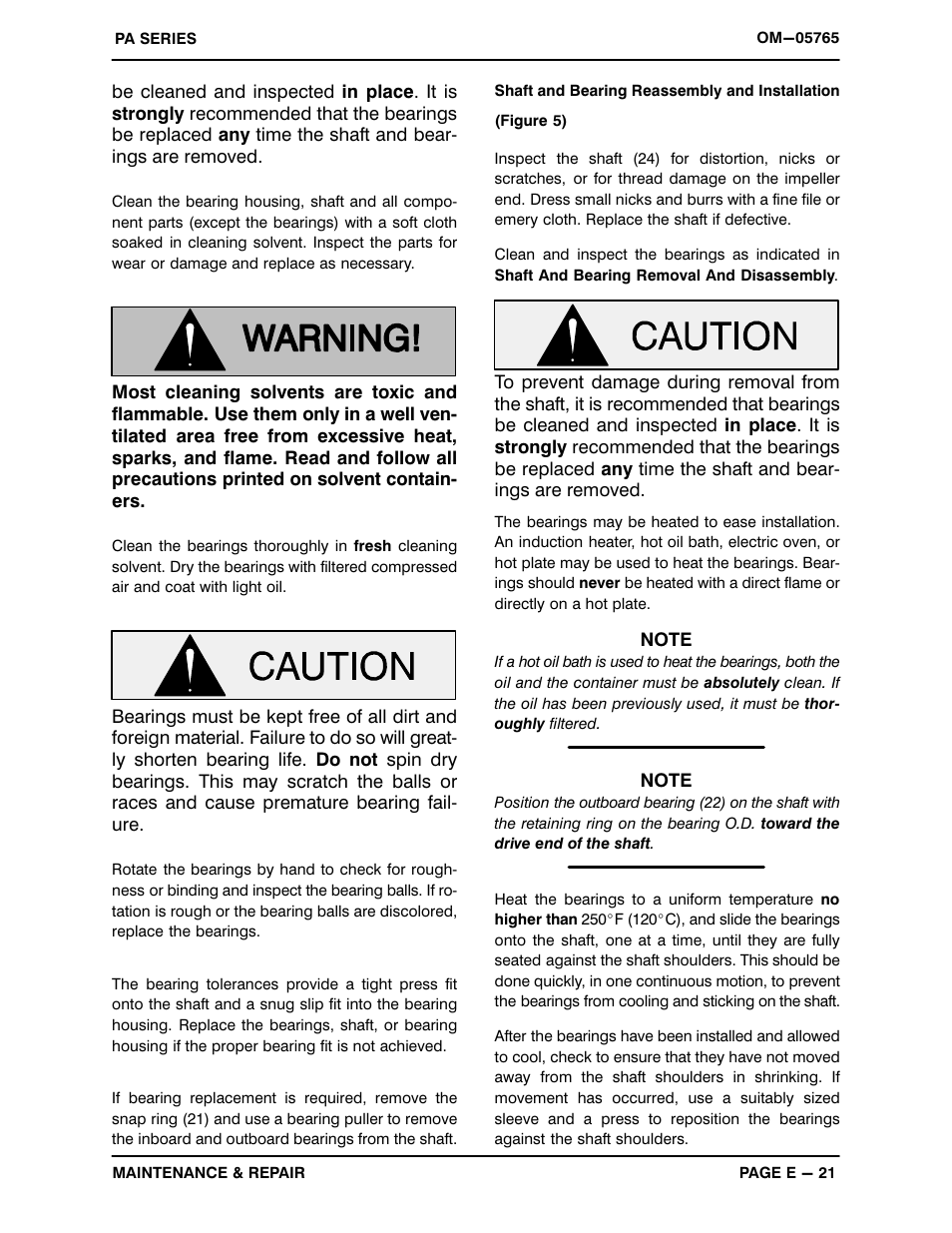 Gorman-Rupp Pumps PA4A60C-F3L 1303165 and up User Manual | Page 43 / 50