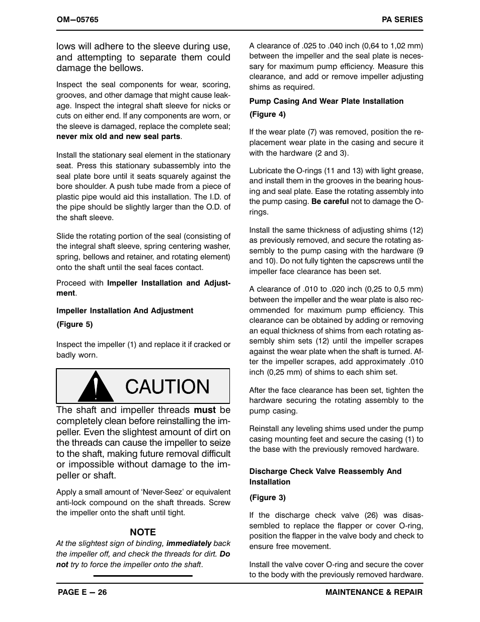 Gorman-Rupp Pumps PA4A60C-F3L 1303165 and up User Manual | Page 48 / 50