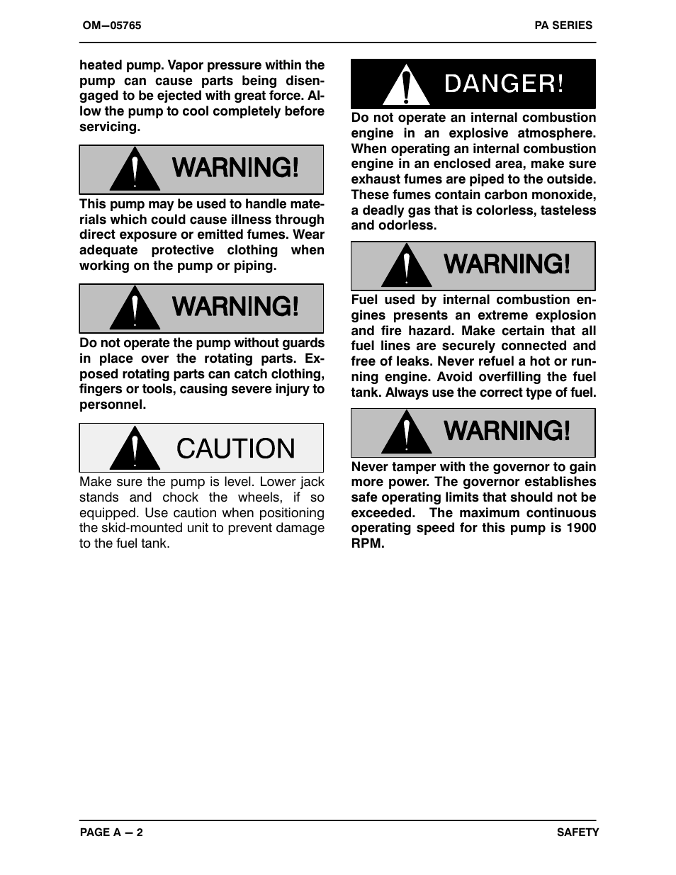 Gorman-Rupp Pumps PA4A60C-F3L 1303165 and up User Manual | Page 7 / 50