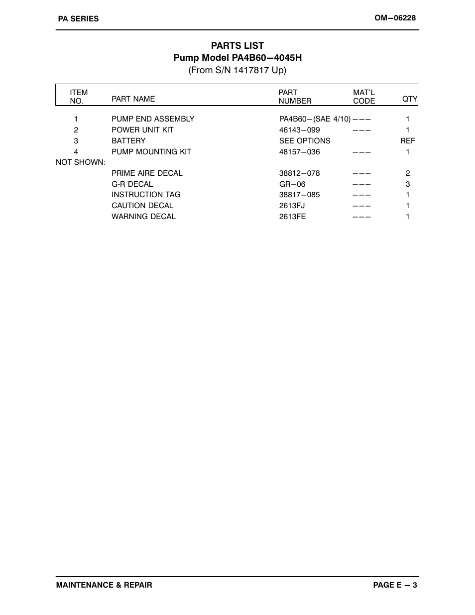 Gorman-Rupp Pumps PA4B60-4045H 1417817 thru 1497875 User Manual | Page 25 / 47