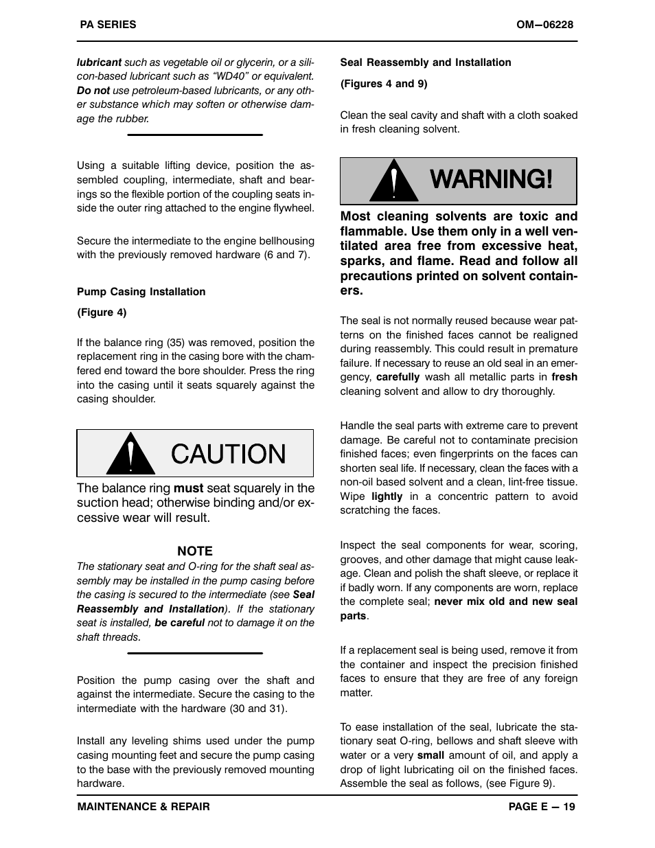 Gorman-Rupp Pumps PA4B60-4045H 1417817 thru 1497875 User Manual | Page 41 / 47