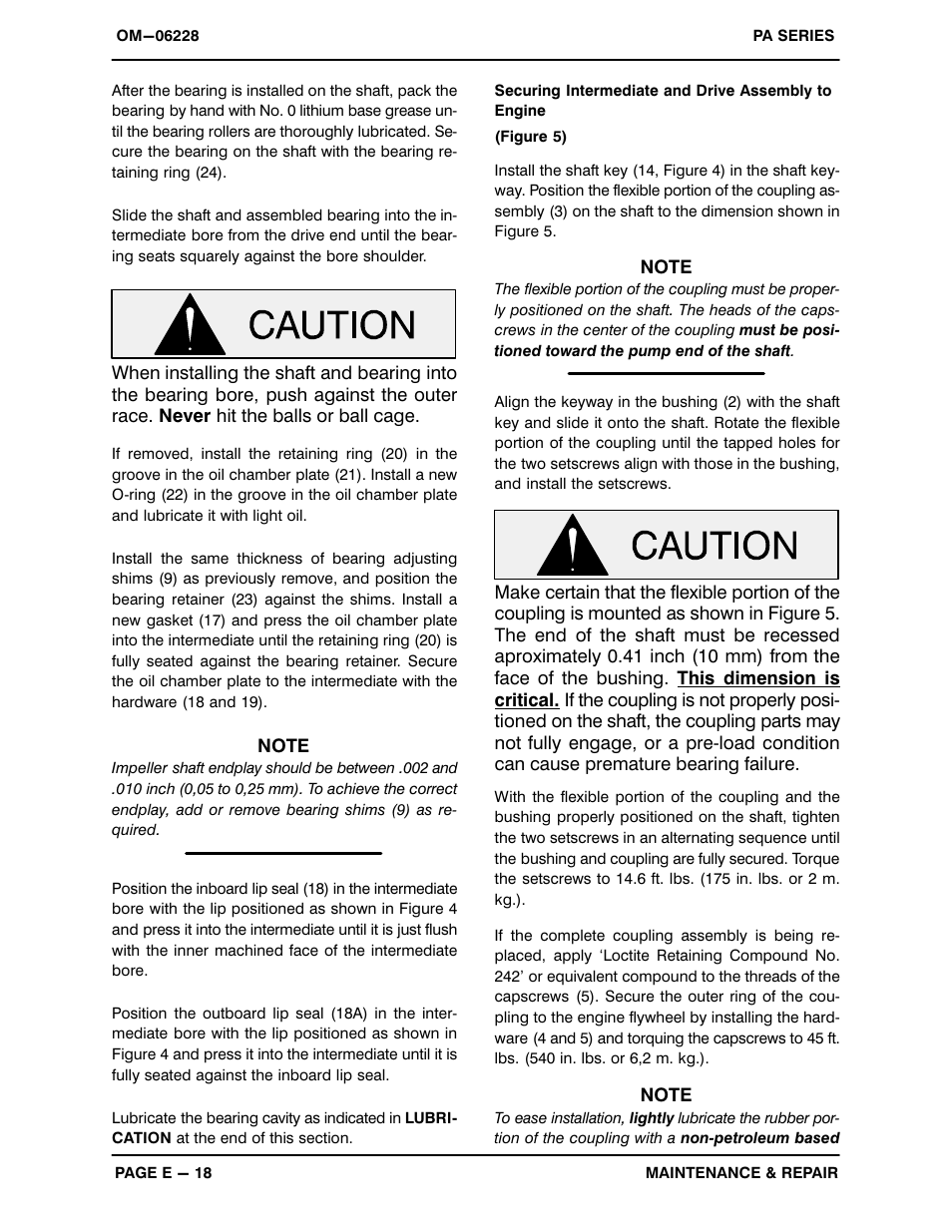 Gorman-Rupp Pumps PA4B60-4045H 1497876 and up User Manual | Page 38 / 44