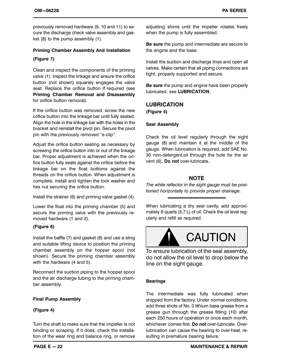 Gorman-Rupp Pumps PA4B60-4045H 1497876 and up User Manual | Page 42 / 44