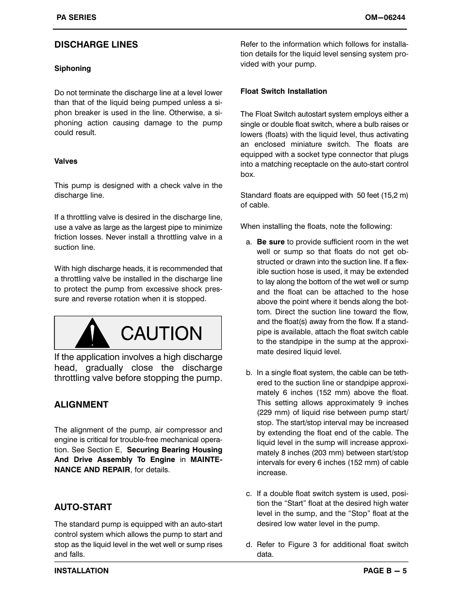 Gorman-Rupp Pumps PA4E71C-3TNV88-SE 1416614 and up User Manual | Page 12 / 58