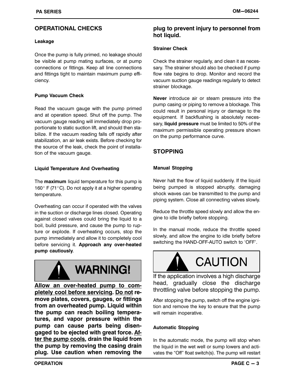 Gorman-Rupp Pumps PA4E71C-3TNV88-SE 1416614 and up User Manual | Page 16 / 58