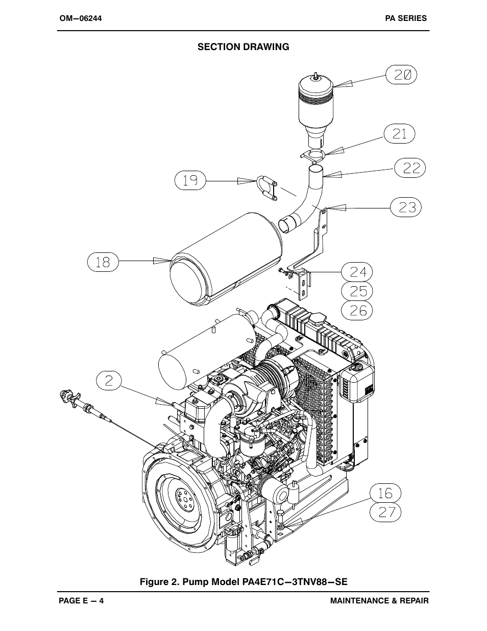 Gorman-Rupp Pumps PA4E71C-3TNV88-SE 1416614 and up User Manual | Page 26 / 58