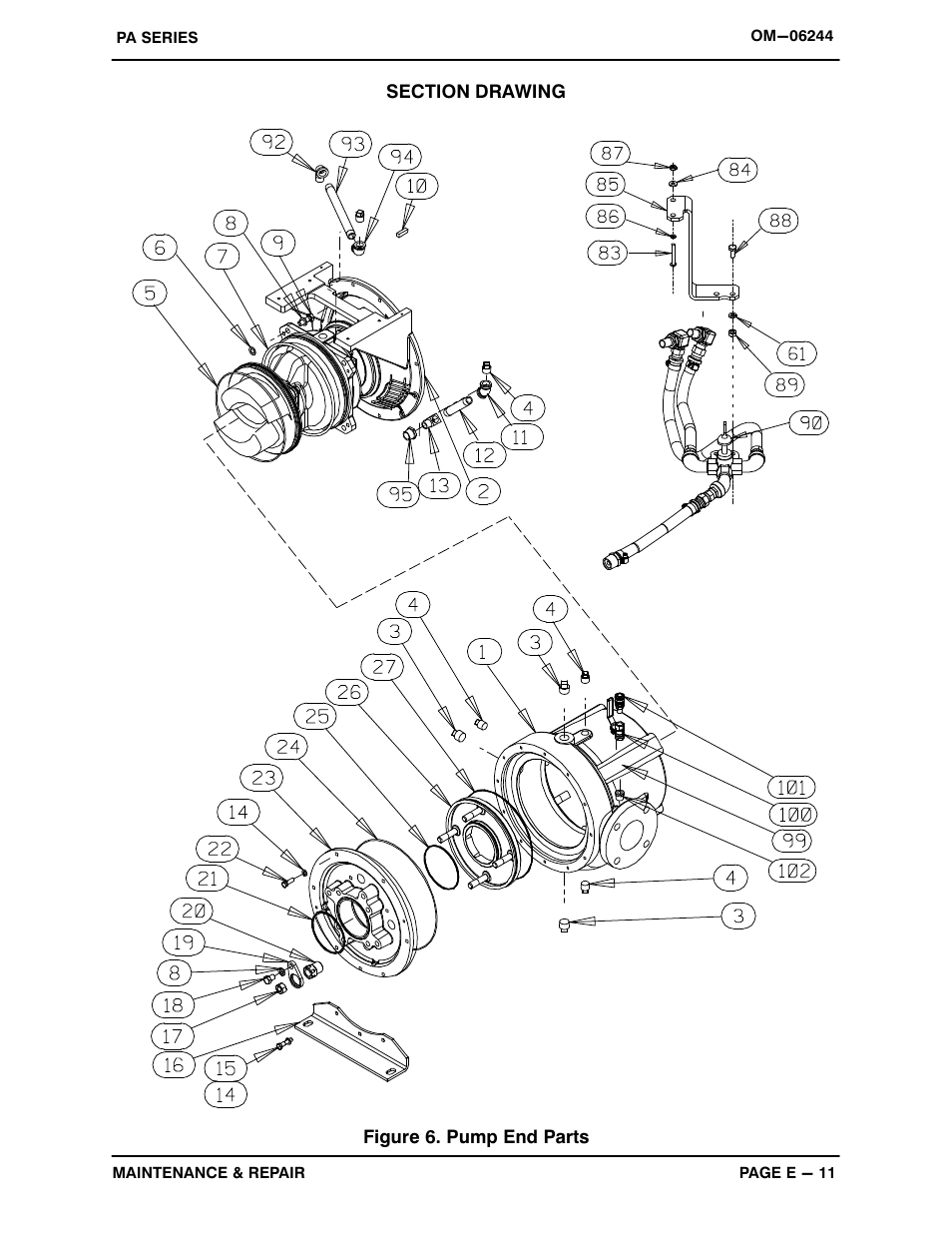 Gorman-Rupp Pumps PA4E71C-3TNV88-SE 1416614 and up User Manual | Page 33 / 58