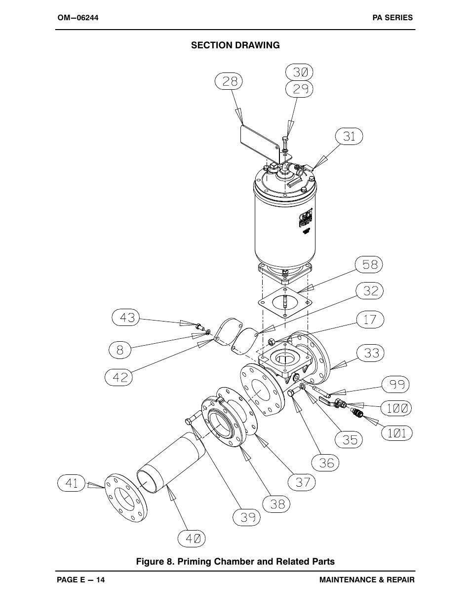 Gorman-Rupp Pumps PA4E71C-3TNV88-SE 1416614 and up User Manual | Page 36 / 58