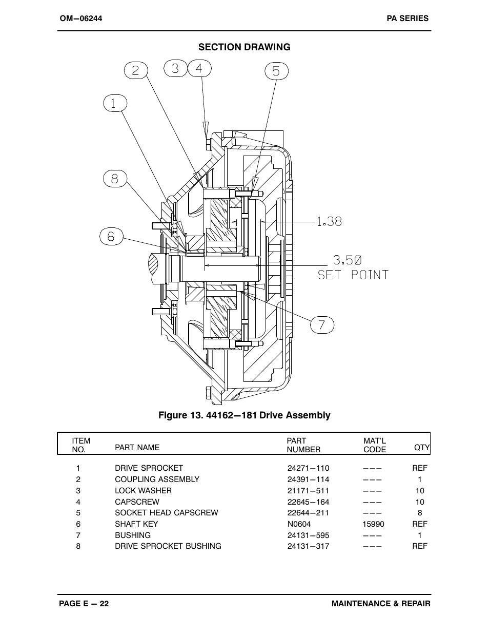 Gorman-Rupp Pumps PA4E71C-3TNV88-SE 1416614 and up User Manual | Page 44 / 58