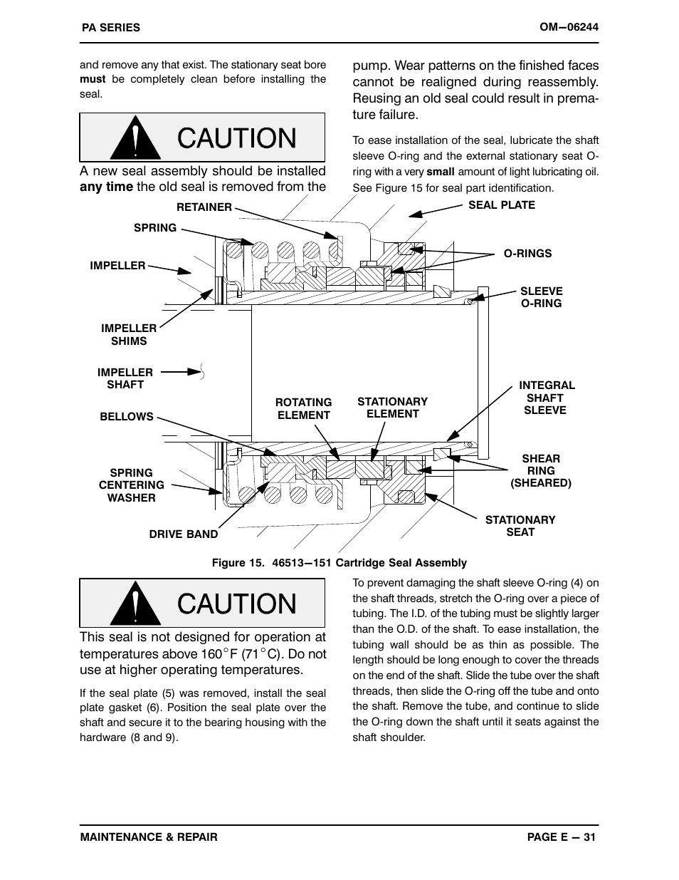 Gorman-Rupp Pumps PA4E71C-3TNV88-SE 1416614 and up User Manual | Page 53 / 58