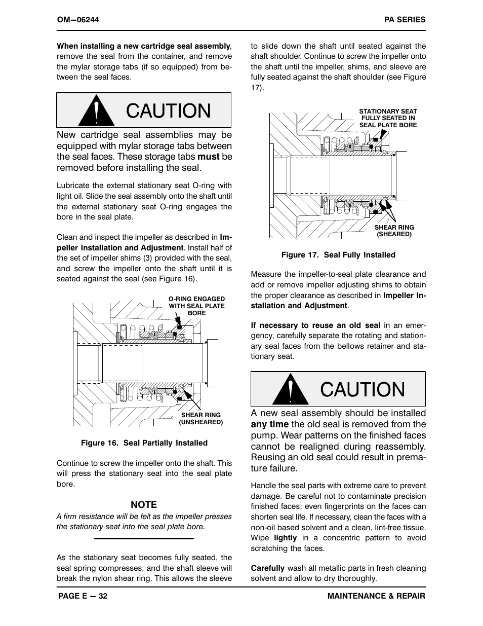 Gorman-Rupp Pumps PA4E71C-3TNV88-SE 1416614 and up User Manual | Page 54 / 58