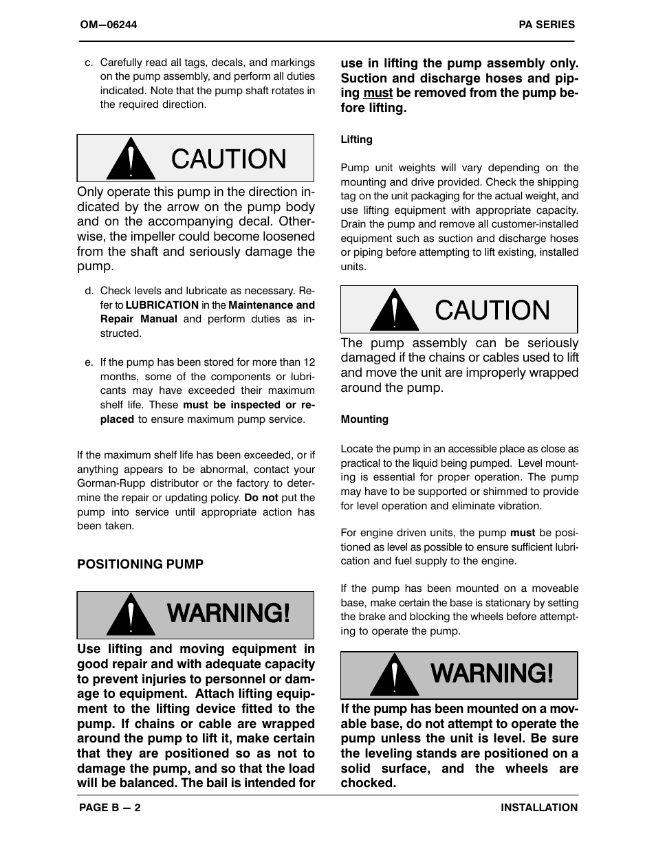 Gorman-Rupp Pumps PA4E71C-3TNV88-SE 1416614 and up User Manual | Page 9 / 58
