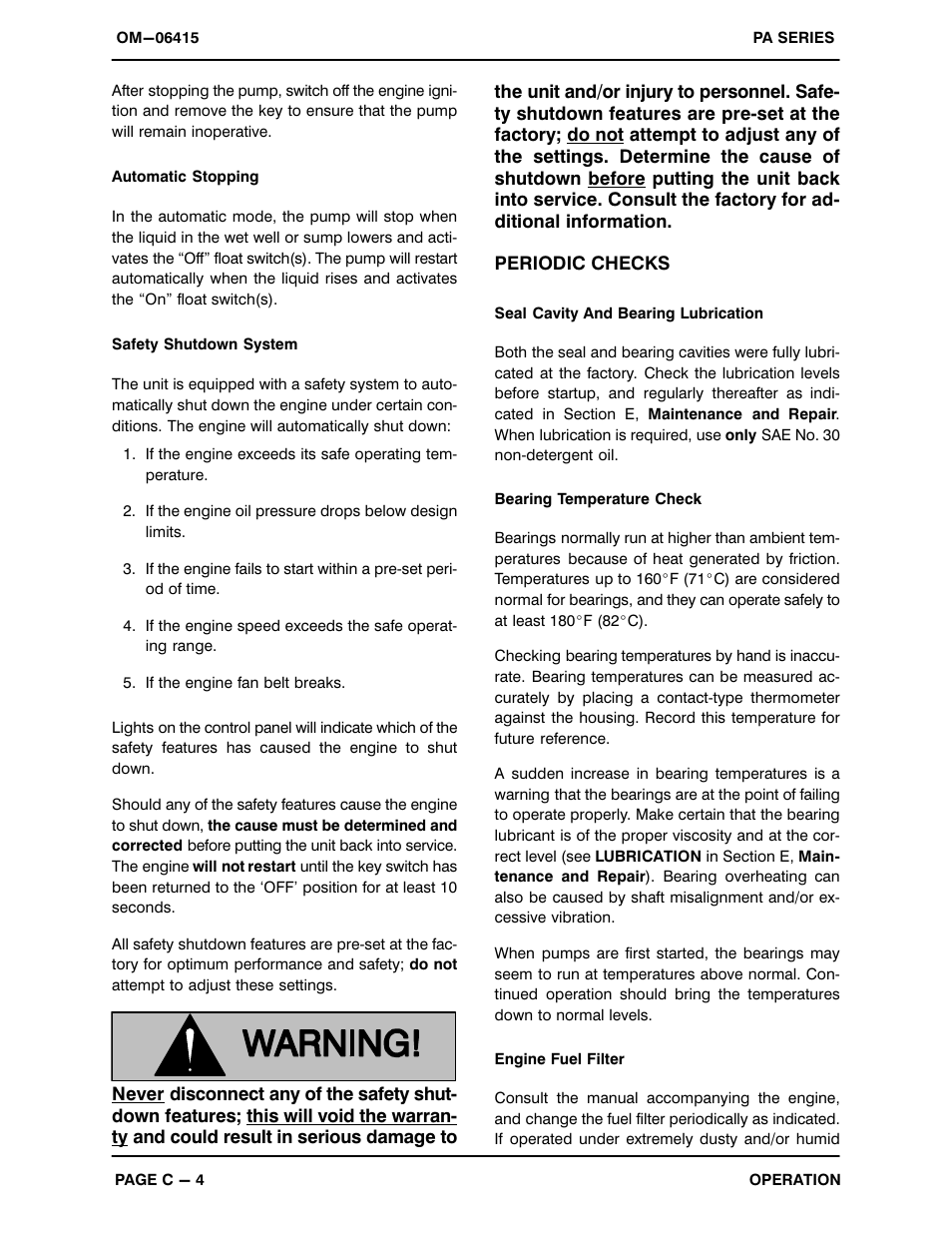Gorman-Rupp Pumps PA4A60-4024T 1476457 and up User Manual | Page 17 / 47