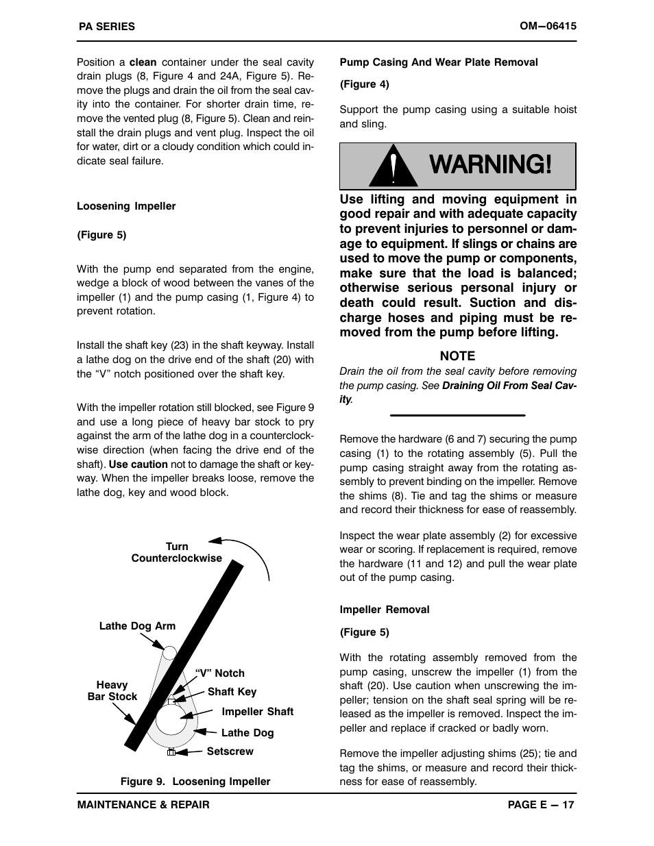 Gorman-Rupp Pumps PA4A60-4024T 1476457 and up User Manual | Page 39 / 47