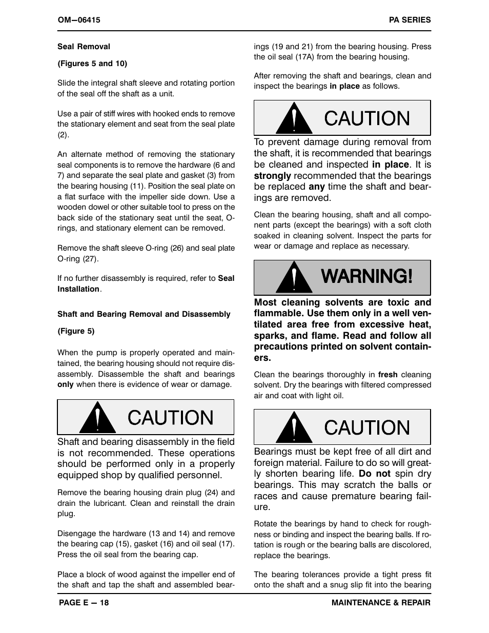 Gorman-Rupp Pumps PA4A60-4024T 1476457 and up User Manual | Page 40 / 47