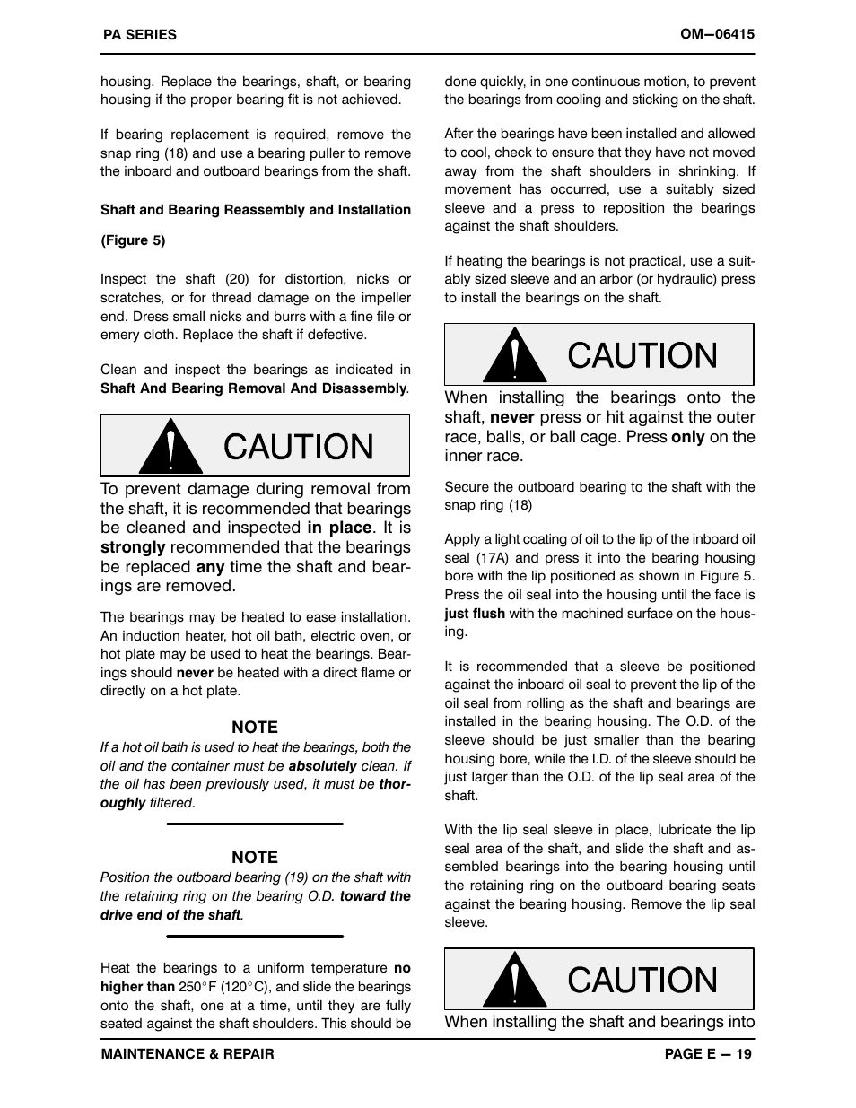 Gorman-Rupp Pumps PA4A60-4024T 1476457 and up User Manual | Page 41 / 47