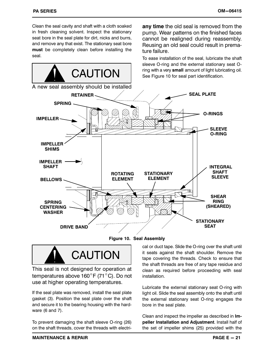 Gorman-Rupp Pumps PA4A60-4024T 1476457 and up User Manual | Page 43 / 47