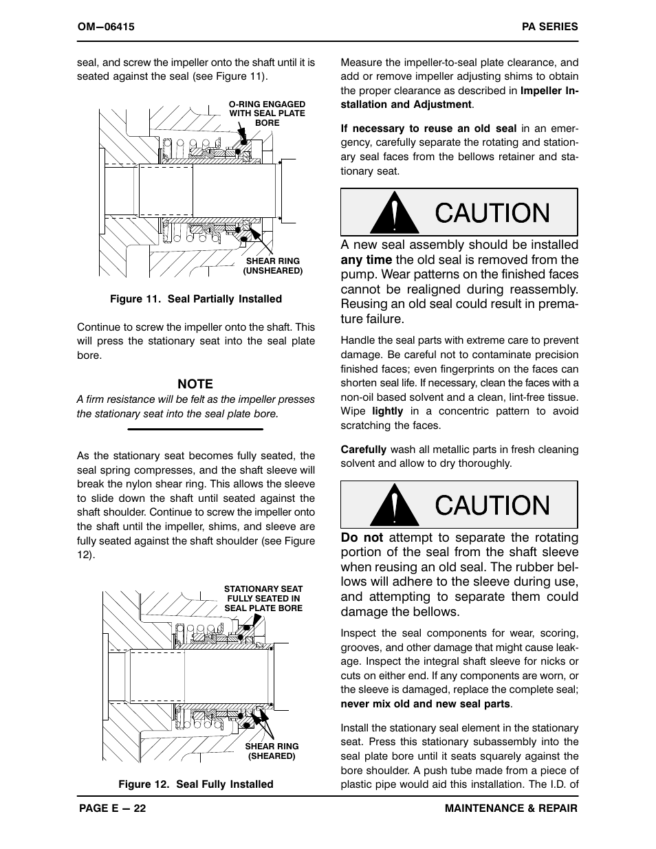 Gorman-Rupp Pumps PA4A60-4024T 1476457 and up User Manual | Page 44 / 47