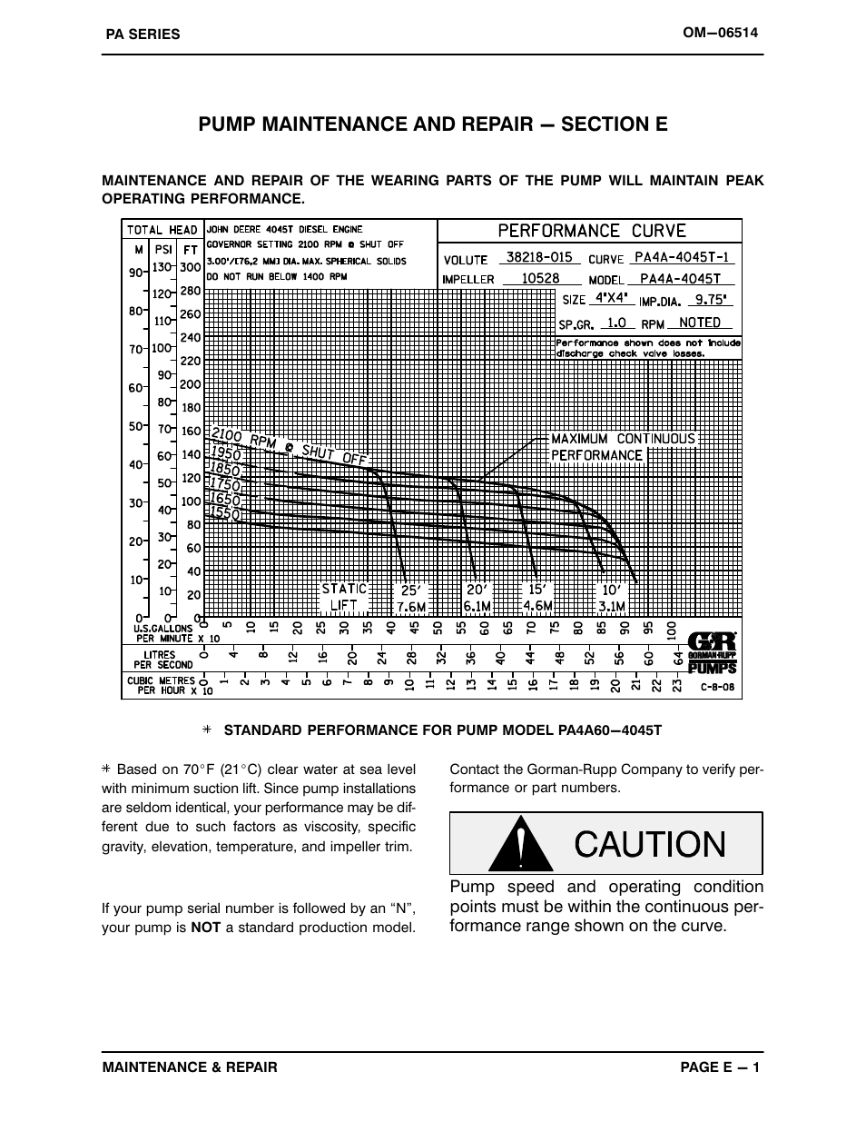 Gorman-Rupp Pumps PA4A60-4045T 1501804 and up User Manual | Page 23 / 47
