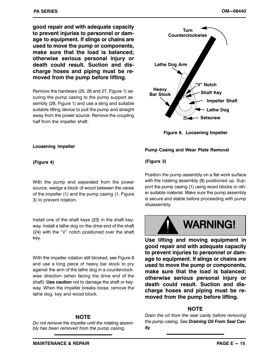 Gorman-Rupp Pumps PA4A60C-B-E30 575/3 1482736 and up User Manual | Page 42 / 51