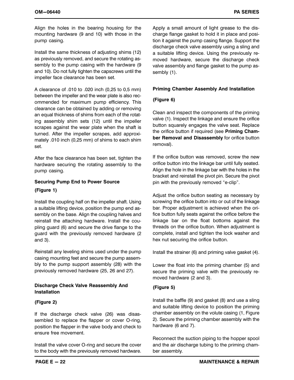 Gorman-Rupp Pumps PA4A60C-B-E30 575/3 1482736 and up User Manual | Page 49 / 51