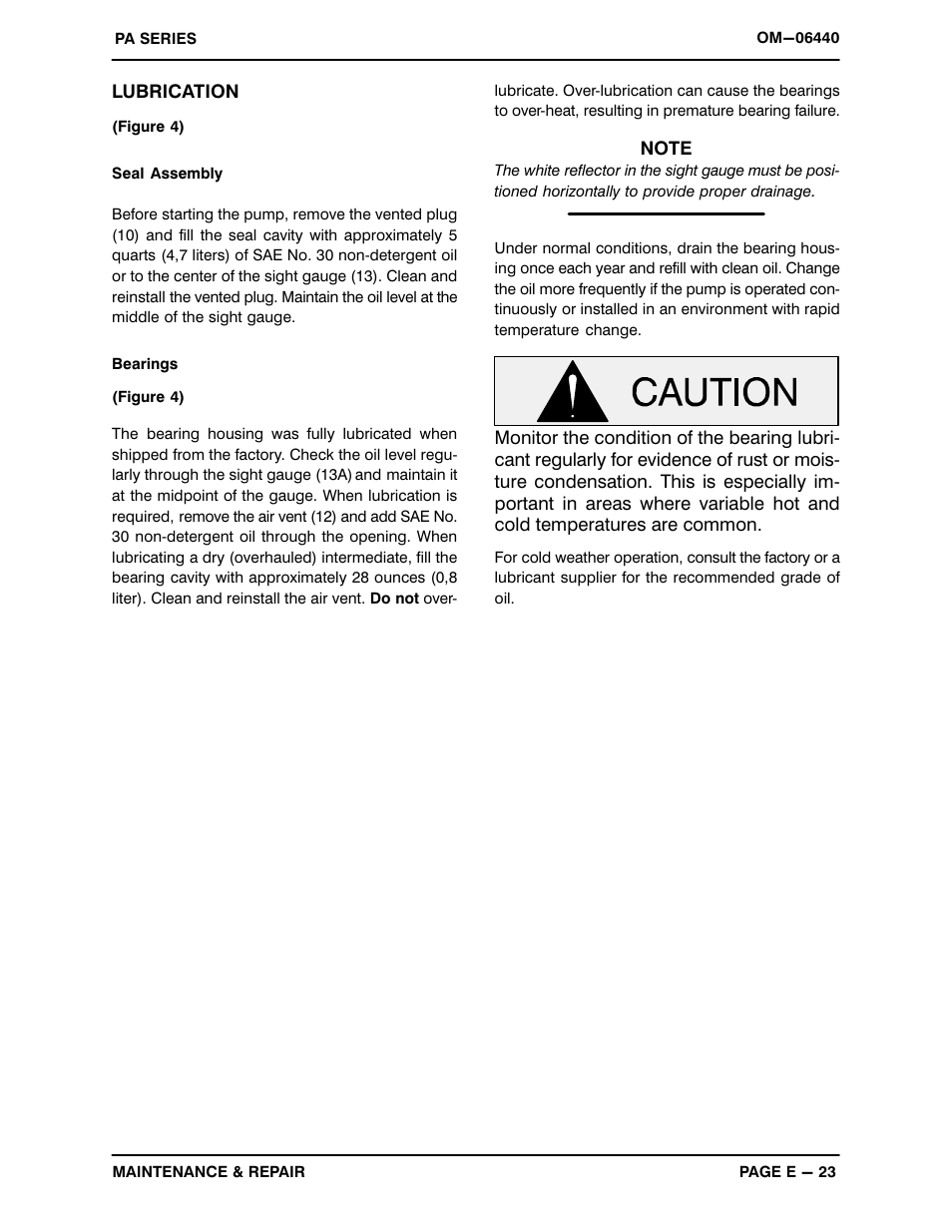 Gorman-Rupp Pumps PA4A60C-B-E30 575/3 1482736 and up User Manual | Page 50 / 51